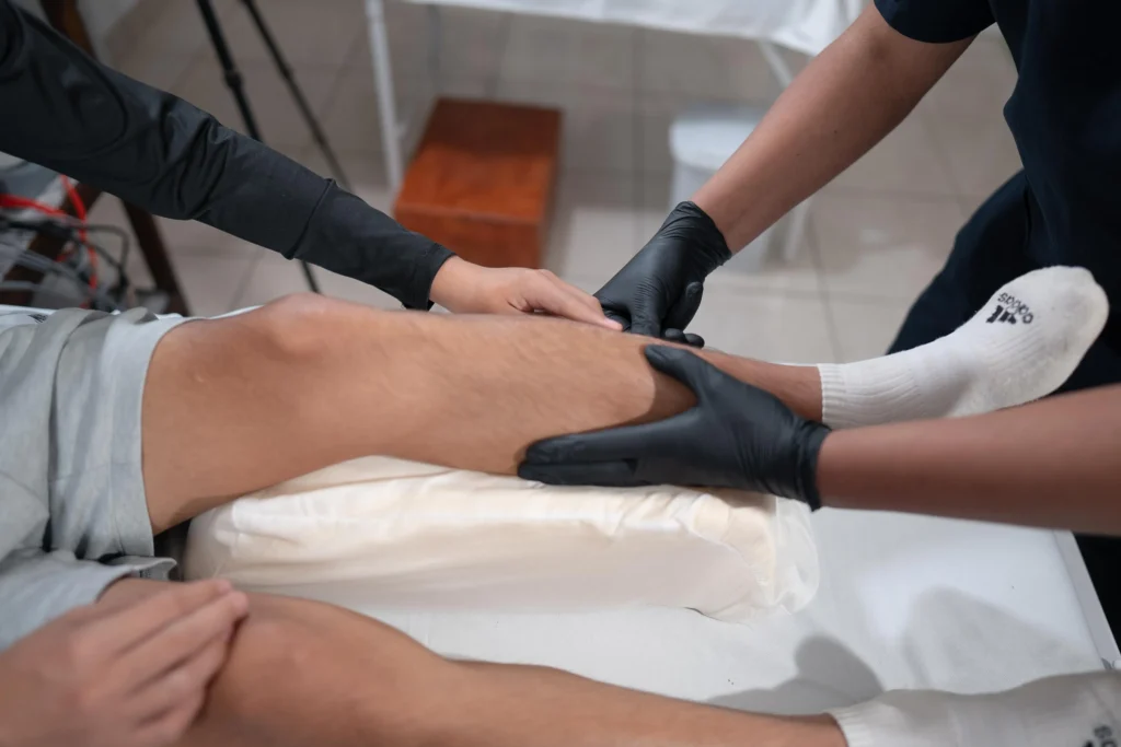 Masaje de descarga muscular